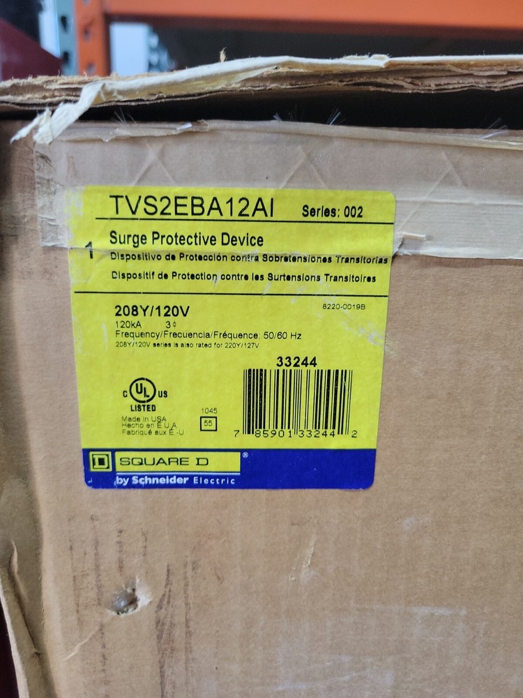 1- Square D TVS2EBA12AI 3PH Surelogic Type MA