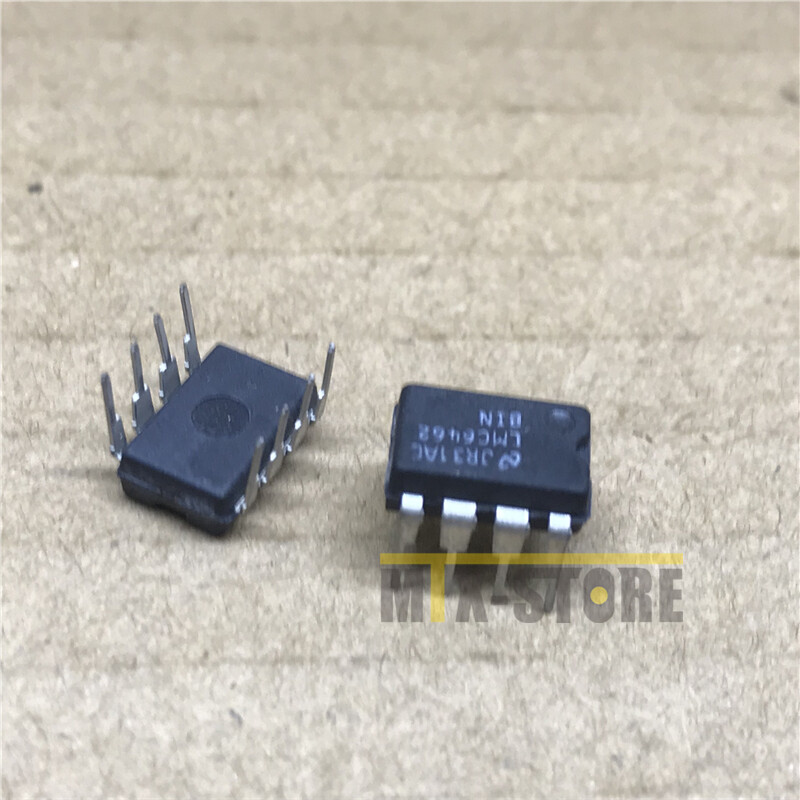 1PCS LMC6462BIN IC OPAMP GP 50KHZ RRO 8DIP TI