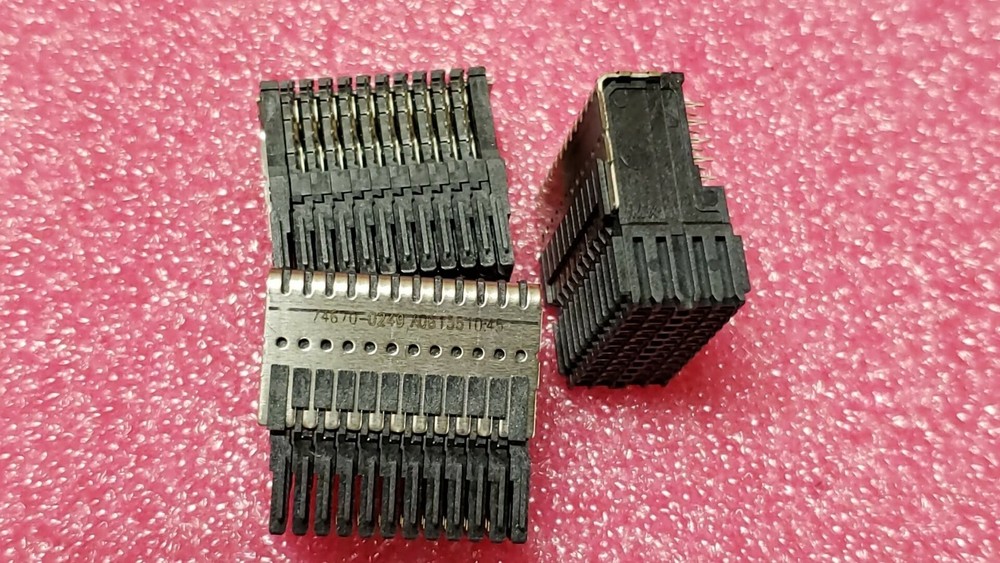 New Molex PN# 74670-0249 VHDM 5 Row HSD Daughtercard Assembly