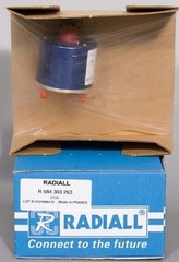 NEW Radiall SP5T .8-3 GHz 28 VDC RF SMA Coaxial Switch R584.303.263 R584303263