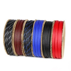 Dense PET Nylon Braided Sleeving Tube Width 12mm Car Audio Cable Wire Sleeving