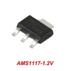 100 Pcs AMS1117-1.2V 1.5V 1.8V 2.5V 3.3V 5V ADJ SMD Voltage Regulator SOT-223