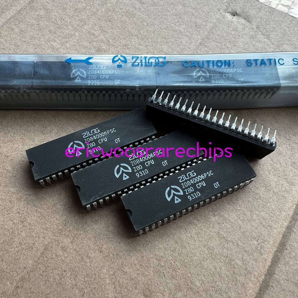 NOS Z0840006PSC Z80 CPU 8 Bit Microprocessor DIP40 x 1pc