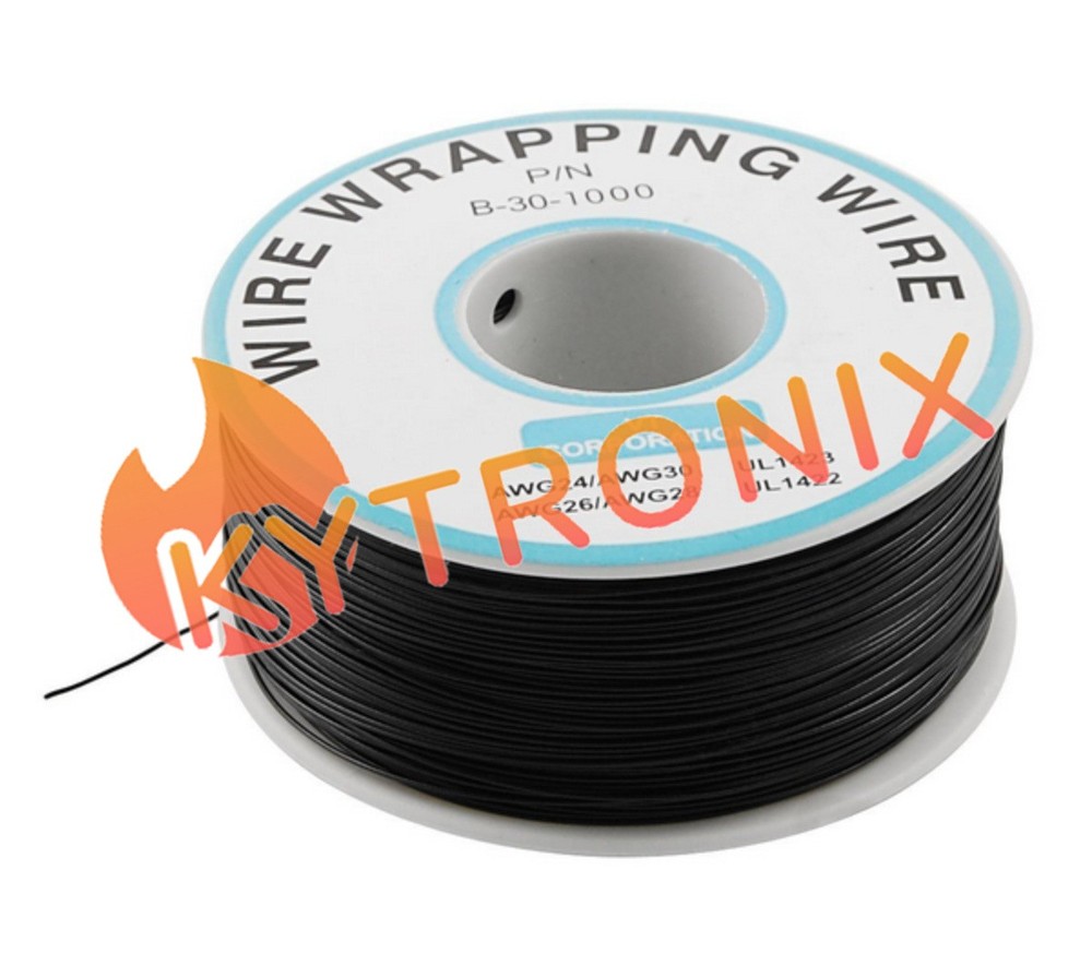 1pcs 0.25mm Wire-Wrapping Wire 30AWG Cable 250m Black