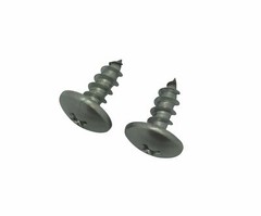 Shopcorp Slotted Steel Zinc Plated DIN Rail, 35mm x 6in – 2 Pieces with 4 Screws