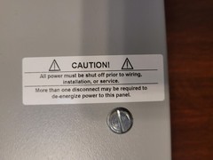 Emerson 851-4255 SP0941430 Lighting Control Panel Indoor Outdoor Sign
