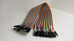 40 Pack 30cm 12” Row 2.54mm Male Female Dupont Cable 40 Jumper Wire for Arduino