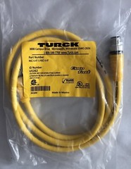 Turck RKC 4.4T-1-RSC 4.4T Cordset M12 Female to Male U5262