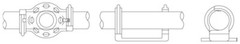 SEFCOR ASWH-64-3-SE, 7-1/4″ L, Aluminum, Pipe to Insulator Bus Support, 1 pc