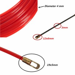 10/20/30M Nylon Fish Draw Tape Electrical Cable Puller Pulling Electrician Tool