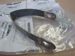 3 PCS QUICK CABLE NO. 7401-001 4 GA 9″ STRAP LUG-TO-LUG