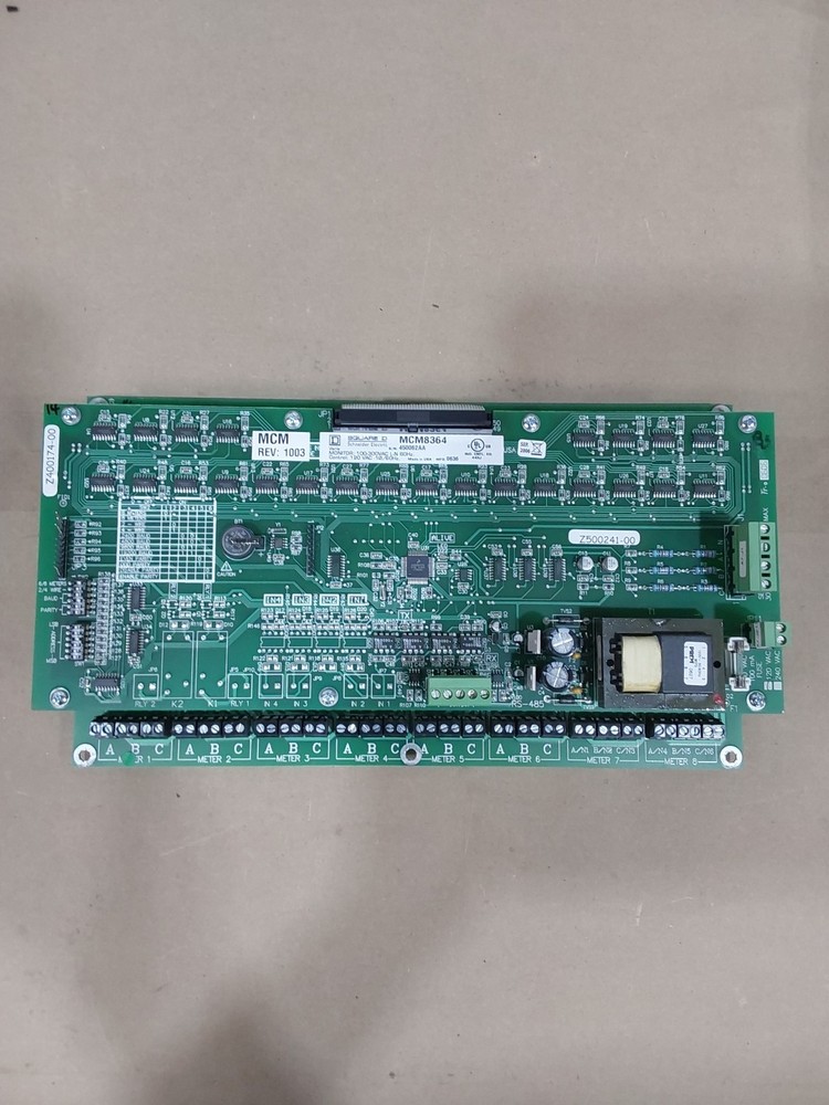 Square D MCM8364 Power Logic Multi-Circuit Monitoring Assembly 100-300VAC