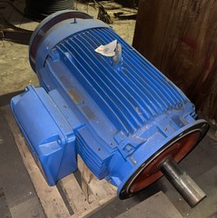 WEG 200hp 1800rpm 447TD/449TD 460V TEFC Vertical Pre-Owned Electric Motor