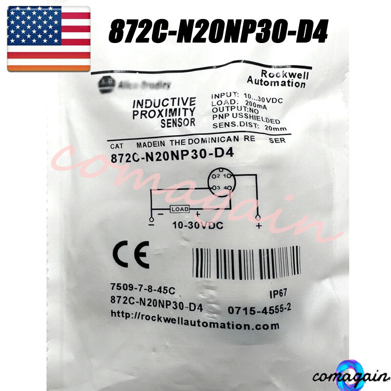 For Allen-Bradley Proximity Switch Sensor 872C-N20NP30-D4 10-30VDC 200mA 20mm