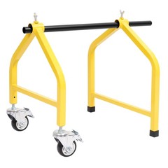 32″ Portable Wire Spool Rack Cable Caddy 300LBS Load Capacity Moveable Wire Rack