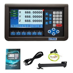 Digital Readout w/ 7″ Screen Support Preview Drawing for Magnetic Linear Scales
