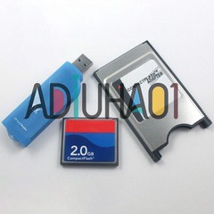 Reader 128MB/256MB/512MB/1G/2G CF Compact Flash Card+CF-PCMCIA Adapter+SSK