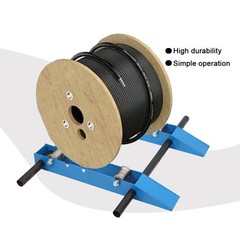 Wire Cable Reel Roller Stand 4400 LBS Commercial Industrial Steel Wire Dispenser