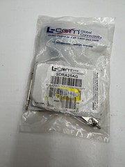 L-Com 90° Cast Metal Body D Sub Back Shell For 25 Pin Connectors SDRA25AG