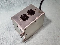 POLYPHASER IS-PLDO-120-15A IN-LINE IMPULSE SURGE SUPPRESSOR 15A @ 012 VOLTS AC