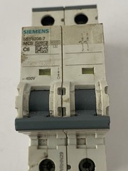 SIEMENS CIRCUIT BREAKER 5SY6206-7 5SY62 MCB C6 6 AMP A 6A 400V