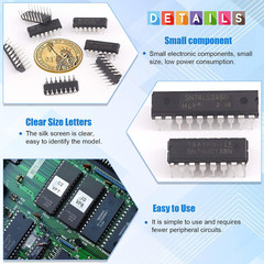 40Pcs 74Lsxxx and 74Hcxxx Series Low-Power Logic IC Assortment Kit