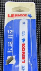 LENOX 20154S218HE 12″ 18TPI THICK METAL RECIPROCATING SAW BLADE – LOT OF 9