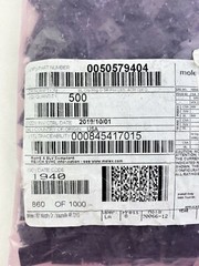 Bag of 500 Connectors Molex 0050579404 SL Crimp Housing, Single Row, 4 Circuits