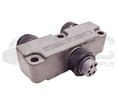 LOT OF 2 COOPER CROUSE HINDS 5000111-554 5P DNET Y ADAPTERS