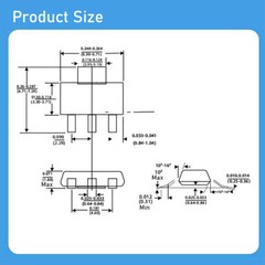 1.2V/1.5V/1.8V/2.5V/3.3V/5.0V Voltage Regulator Chip AMS1117 Series Low Dropout