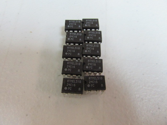 ATMEL 510 24C16 IC Integrated Circuit 8Pin – Lot of 10 Pieces NEW!! USA SELLER