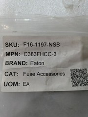 Eaton C383FHCC-3 Class CC 3-Pole Modular Fuse Holder Box of 4 Industrial OEM