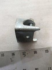 Dottie BK38M 3/8 in Malleable Iron Beam Clamp Bolt Size 1/2 X 1-1/2 Zinc Plated