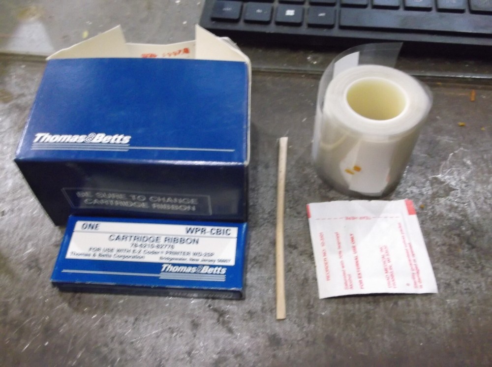 NIB THOMAS & BETTS WPR-125A WIRE MARKER ROLL (WL67-1)
