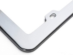 Stainless Steel License Plate Frame 201 Mirror Polished F Color: Mirror Polish
