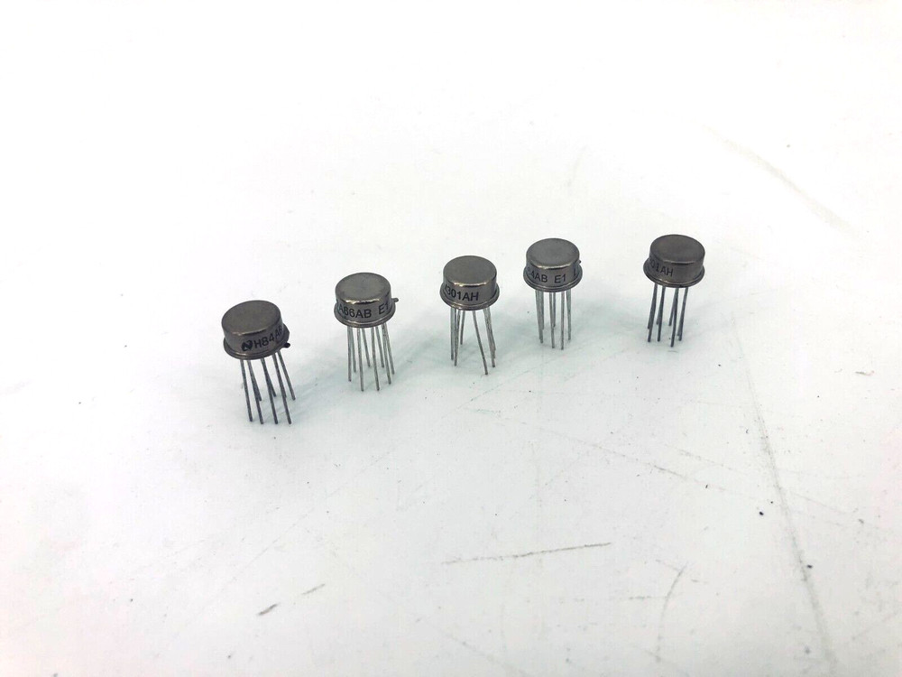 Lot of 5 New Texas Instruments LM301AH Operational Amplifier 15V/18V