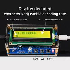 DC 5V CW Morse Code Decoder Circuit Board Welding Practice DIY Electronic Kit