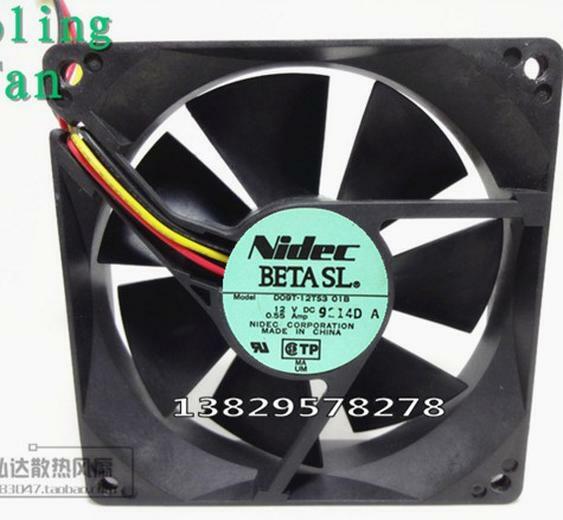 1pc new Nidec 9025 9cm 12V 0.55A D09T-12TS3-01B