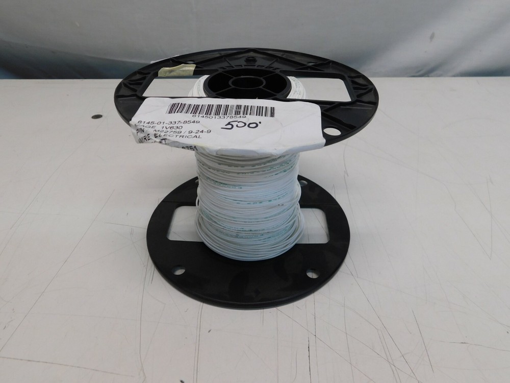 Electrical Wire 500′ Silver Plated Copper 24 awg Single Conductor