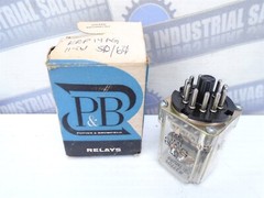POTTER & BRUMFIELD – KRP14AG -11-Pin RELAY – 115/120VAC – 3PDT – 10A – (NEW)