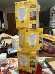 Lot of Three ( 3 ) GE LED 16W PAR38 Bulbs -93128856