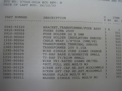 new AMAT 0090-90435 assy. transformer and fuse