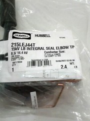 Hubbell 215LEJ44T 15kV LB Integral Seal Elbow TP 200A .635″-.905″ #1 STR or COM