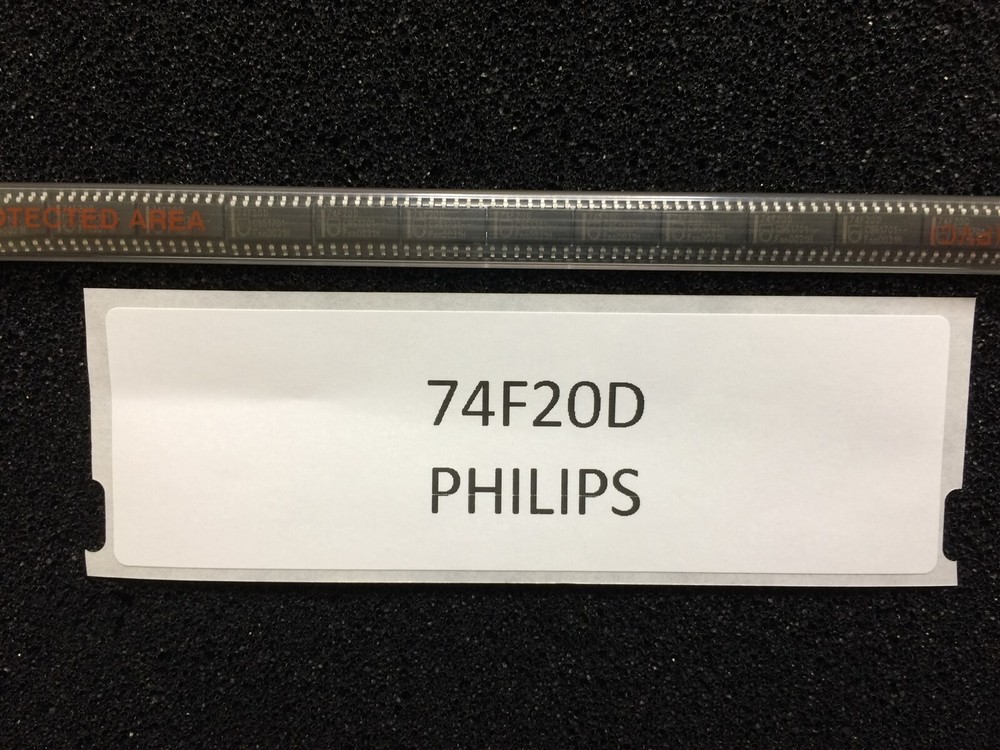 74F20D PHILIPS 74F20SC IC GATE NAND 2CH 4-INP 14SOIC 20 PIECES
