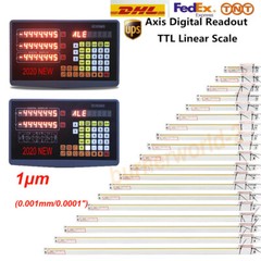 1μm TTL Linear Scale Encoder Grinder Kit 2/3 Axis High Precision Digital Readout