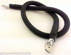 1/0 Gauge AWG Copper Battery Cable Marine, Car, Truck, RV, Solar Custom Made