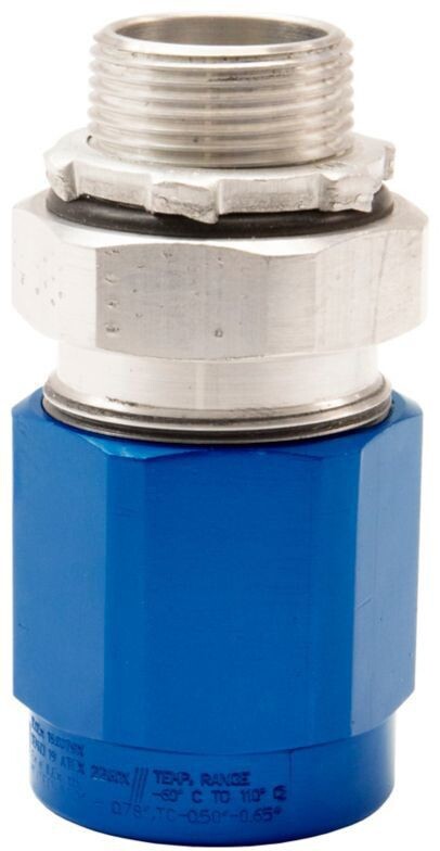 Crouse Hinds TMC3-050-0, 1/2″, 0.55 to 0.78″, Aluminum, NEMA 4X Cable Gland, 1pc