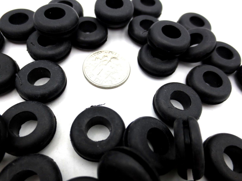 Rubber Grommet Fits 7/16″ Hole 1/16″ Panel, Has 9/32″ ID – Durable! Perfect Fit!