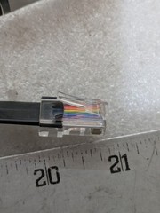 Gilbarco M09747B010 RJ-45 to DB-9 Serial Cable Assembly Fuel Dispenser POS OEM