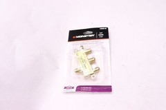Monster 3-Way Coax Splitter Block 5-900 MHz 140006-00